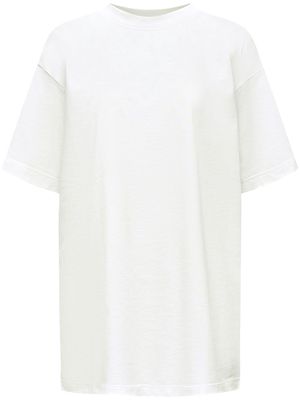 12 STOREEZ crew-neck cotton T-shirt - Neutrals
