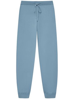 12 STOREEZ drawstring merino wool track pants - Blue