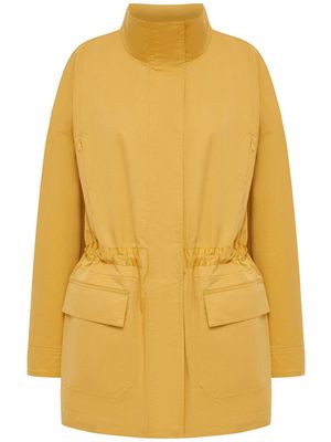 12 STOREEZ drawstring-waist cotton jacket - Yellow
