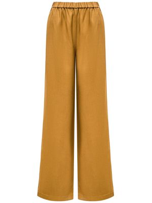 12 STOREEZ elasticated-waist trousers - Yellow