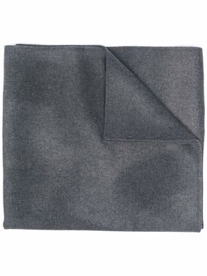 12 STOREEZ finished-edge wool-blend scarf - Grey