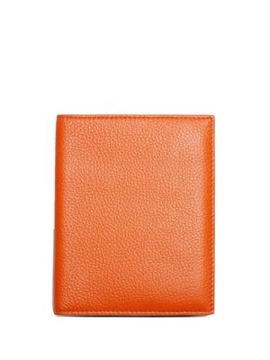 12 STOREEZ grained-leather document case - Orange