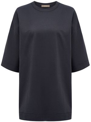 12 STOREEZ half-sleeved cotton T-shirt - Black