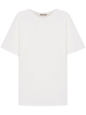 12 STOREEZ half-sleeved cotton T-Shirt - White