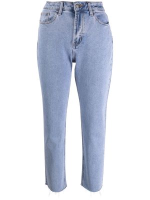 12 STOREEZ high-rise cropped jeans - Blue