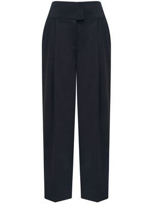 12 STOREEZ high-waist wide-leg trousers - Black