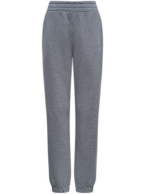 12 STOREEZ logo-embroidered organic-cotton trousers - Grey
