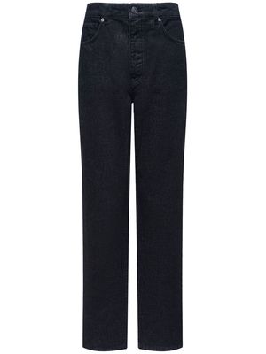 12 STOREEZ mid-rise straight-leg jeans - Black