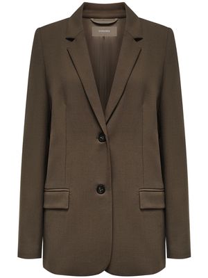 12 STOREEZ notched-lapels single-breasted blazer - Brown