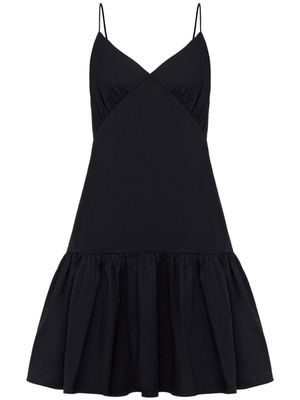 12 STOREEZ open-back minidress - Black
