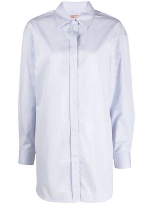12 STOREEZ oversized cotton shirt - Grey