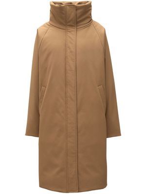 12 STOREEZ padded single-breasted down coat - Neutrals