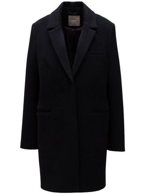 12 STOREEZ peak-lapels single-breasted coat - Black