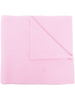 12 STOREEZ ribbed-knit merino scarf - Pink