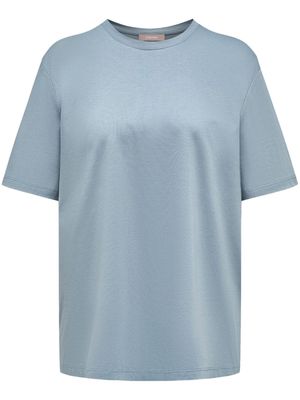 12 STOREEZ round-neck cotton T-shirt - Blue