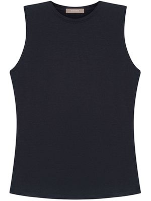 12 STOREEZ round-neck sleeveless tank top - Black