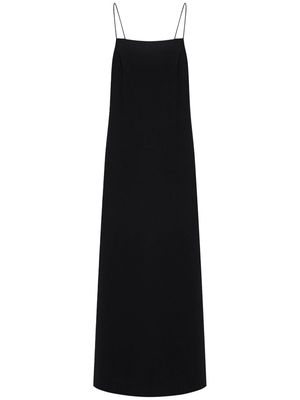 12 STOREEZ sleeveless maxi slip dress - Black