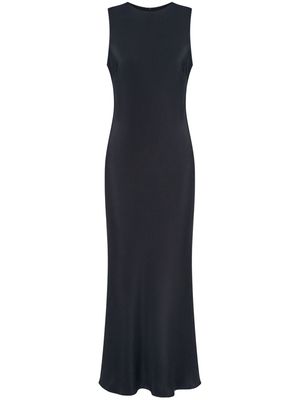 12 STOREEZ sleeveless mulberry-silk dress - Black