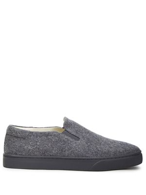 12 STOREEZ slip-on felted wool sneakers - Grey