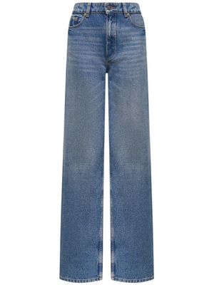 12 STOREEZ wide-leg organic-cotton jeans - Blue