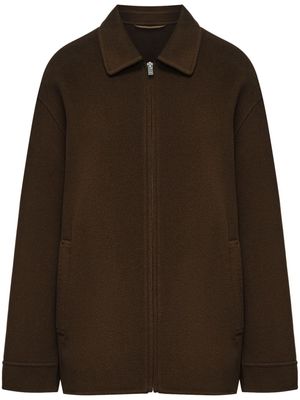 12 STOREEZ wool-blend jacket - Brown