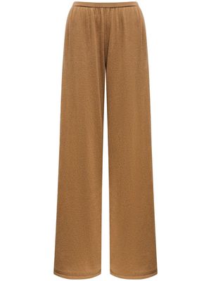 12 STOREEZ wool-cashmere track pants - Brown