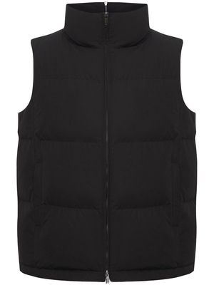 12 STOREEZ zipped quilted down gilet - Black