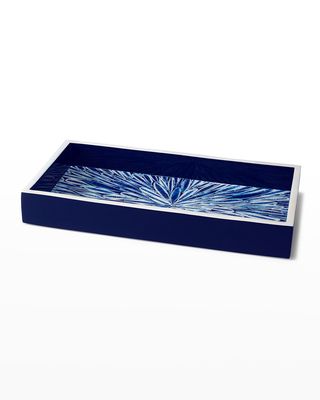 12" x 6" Blue Almendro Trinket Tray