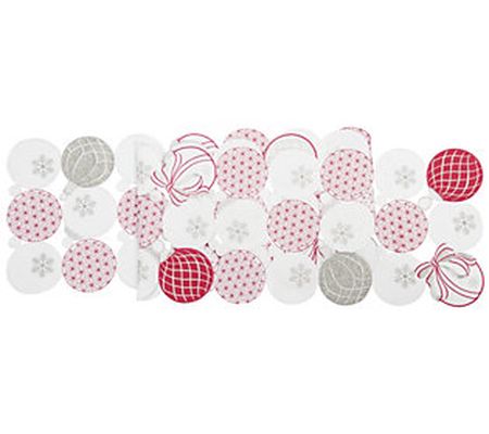 12" x 68" Ornaments Table Runner by Valerie