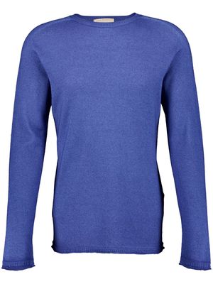 120% Lino fine-knit cashmere jumper - Blue