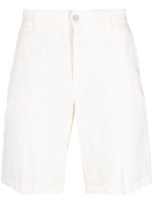 120% Lino knee-length linen chino shorts - Neutrals