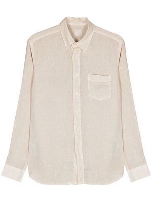 120% Lino linen chambray shirt - Neutrals