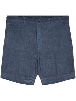 120% Lino linen chino shorts - Blue