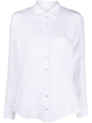 120% Lino long-sleeve shirt - White