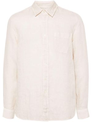 120% Lino long-sleeves linen shirt - Neutrals