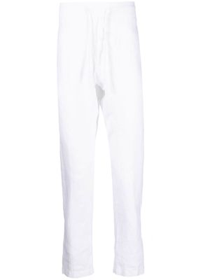 120% Lino low-rise linen pant - White