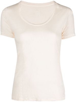 120% Lino round-neck T-shirt - Neutrals