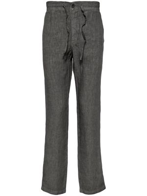 120% Lino straight-leg linen trousers - Grey
