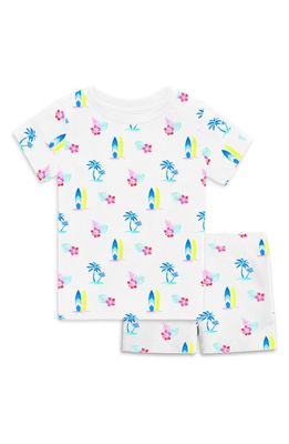 1212 Kids' The Organic Cotton Two-Piece Short Pajamas in Surfs Up 