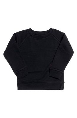 1212 The Organic Pullover Sweatshirt in Black