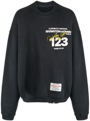 123 RIVINGTON CVA Imitation of Paris sweatshirt - Grey