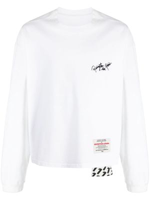 123 RIVINGTON CVA Signature Series cotton T-shirt - White