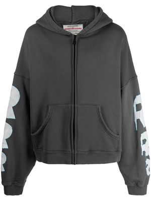 123 RIVINGTON Trappist cotton hoodie - Grey