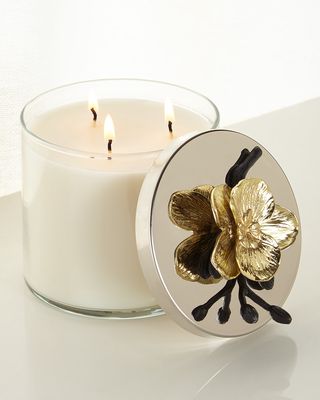 13. 5 oz. Gold Orchid Candle