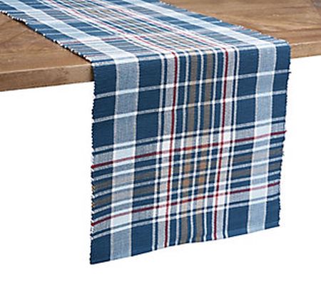 13" x 72" Lawson Lake Plaid Table Runner by Val erie