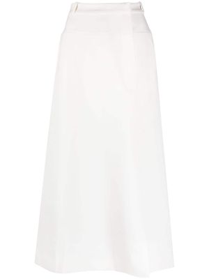 1309 Studios A-line cotton maxi skirt - White