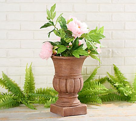 14.6" Tall Old World Estate MGO Planter by Linda Vater