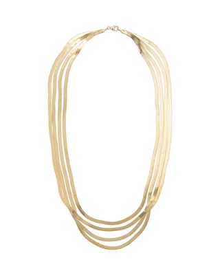 14k 3mm Liquid Gold 4-Strand Necklace
