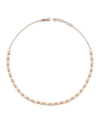 14k Diamond Honey Choker Necklace