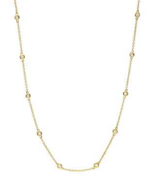 14k Gold Diamond By-the-Yard Necklace